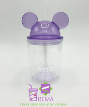 Load image into Gallery viewer, 12oz Acrylic Mickey Tumbler & Minnie