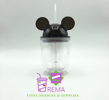 Load image into Gallery viewer, 12oz Acrylic Mickey Tumbler & Minnie