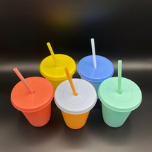 Load image into Gallery viewer, Mini Macaron Color~ Color Changing Cups 16oz (5-piece set)