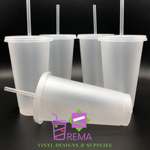 Load image into Gallery viewer, 24oz Frosted Glitter Cold Cups
