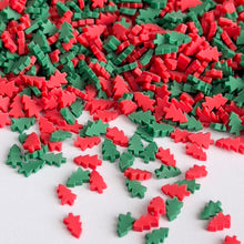 Cargar imagen en el visor de la galería, Christmas Tree Polymer Clay Slices
