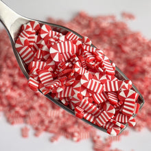 Cargar imagen en el visor de la galería, Candy Cane  Polymer Clay Slices
