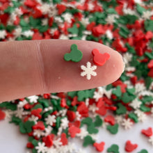 Cargar imagen en el visor de la galería, Mickey Christmas Mix Polymer Clay Slices
