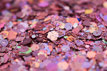 Load image into Gallery viewer, ROSE GOLD CHUNKY GLITTER MIX

