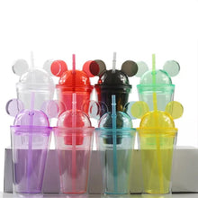 Cargar imagen en el visor de la galería, 16oz Mickey and Minnie Acrylic Tumblers
