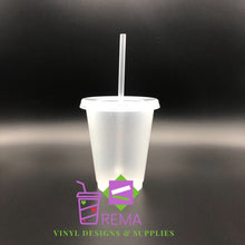 Load image into Gallery viewer, New 16fl oz Frosted Glitter Cups 5 piece set
