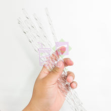 Cargar imagen en el visor de la galería, Clear Acrylic Swirl Straws
