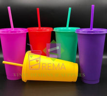 Cargar imagen en el visor de la galería, Single 24oz solid color cups

