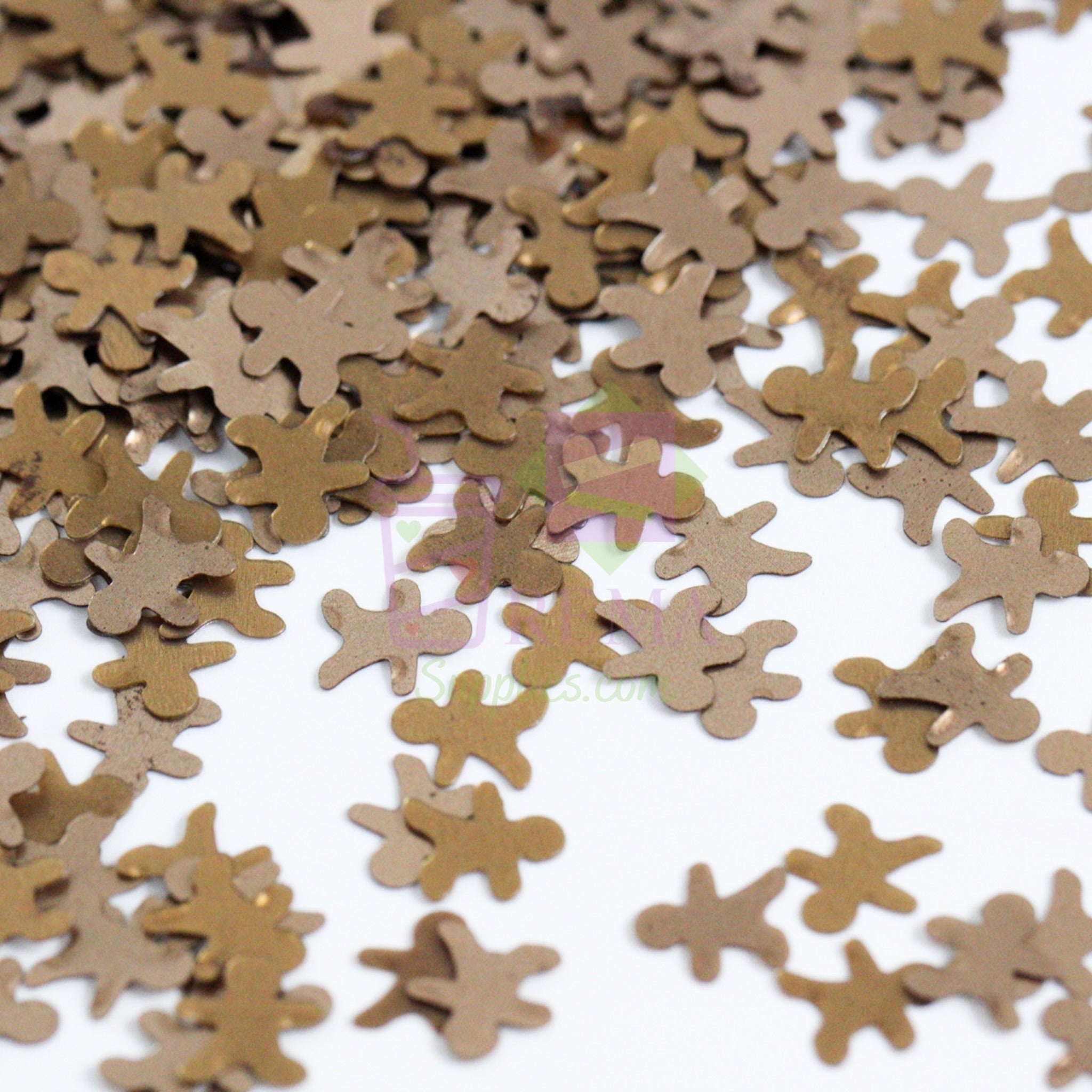 Gingerbread Men Shaped Glitter