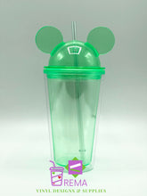 Cargar imagen en el visor de la galería, 16oz Mickey and Minnie Acrylic Tumblers
