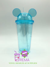 Cargar imagen en el visor de la galería, 16oz Mickey and Minnie Acrylic Tumblers
