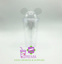 Cargar imagen en el visor de la galería, 16oz Mickey and Minnie Acrylic Tumblers
