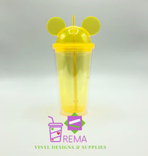 Cargar imagen en el visor de la galería, 16oz Mickey and Minnie Acrylic Tumblers
