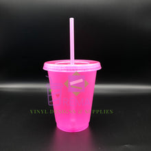 Cargar imagen en el visor de la galería, Single 16oz Glitter cups
