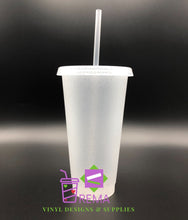 Load image into Gallery viewer, 24oz Frosted Glitter Cold Cups
