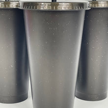 Load image into Gallery viewer, New Glitter Black Cold Cups
