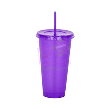 Cargar imagen en el visor de la galería, Purple Glitter Cold Cups

