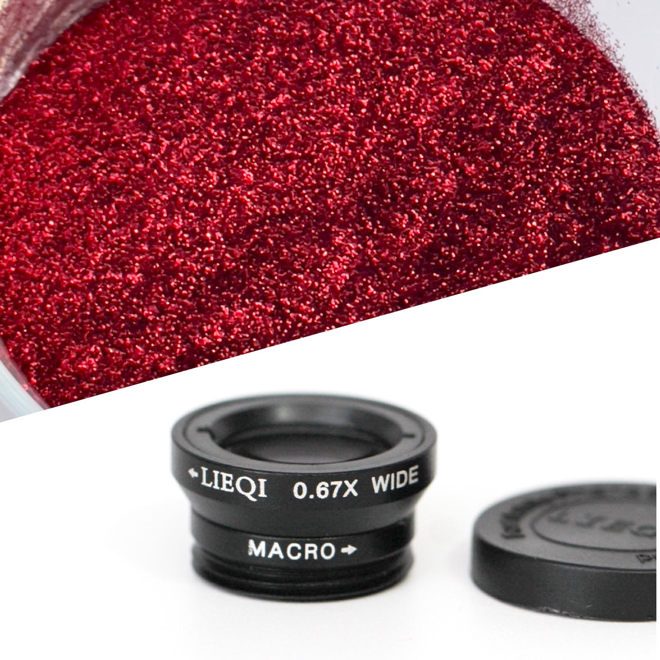 Cam Lens and Glitter Bundle